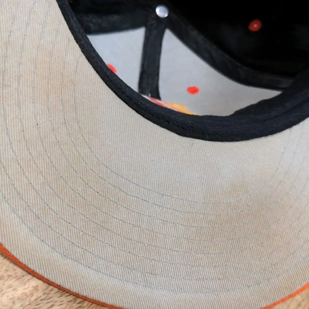 Houston Astros The Game Pro Vtg Baseball MLB Hat Cap Small A‎ Logo Heavyweight